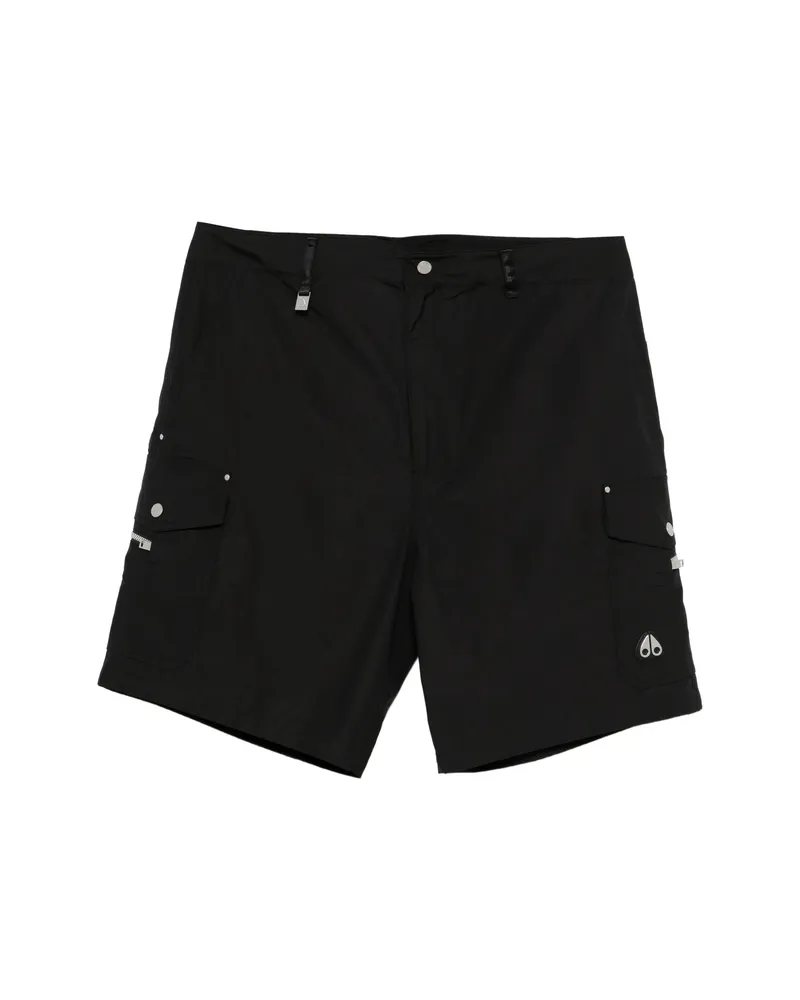 Moose Knuckles Pocket Cargo Shorts Black