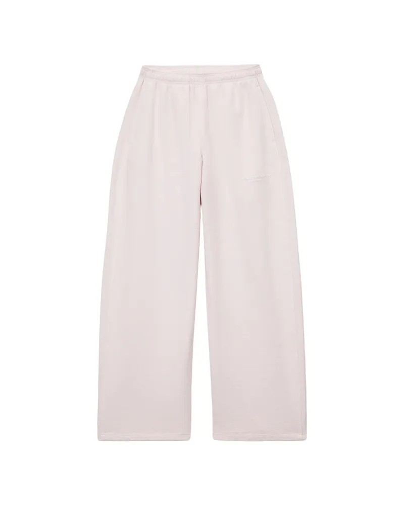 Alexander Wang Logo Print Mid-rise Relaxed Sweatpants Pink