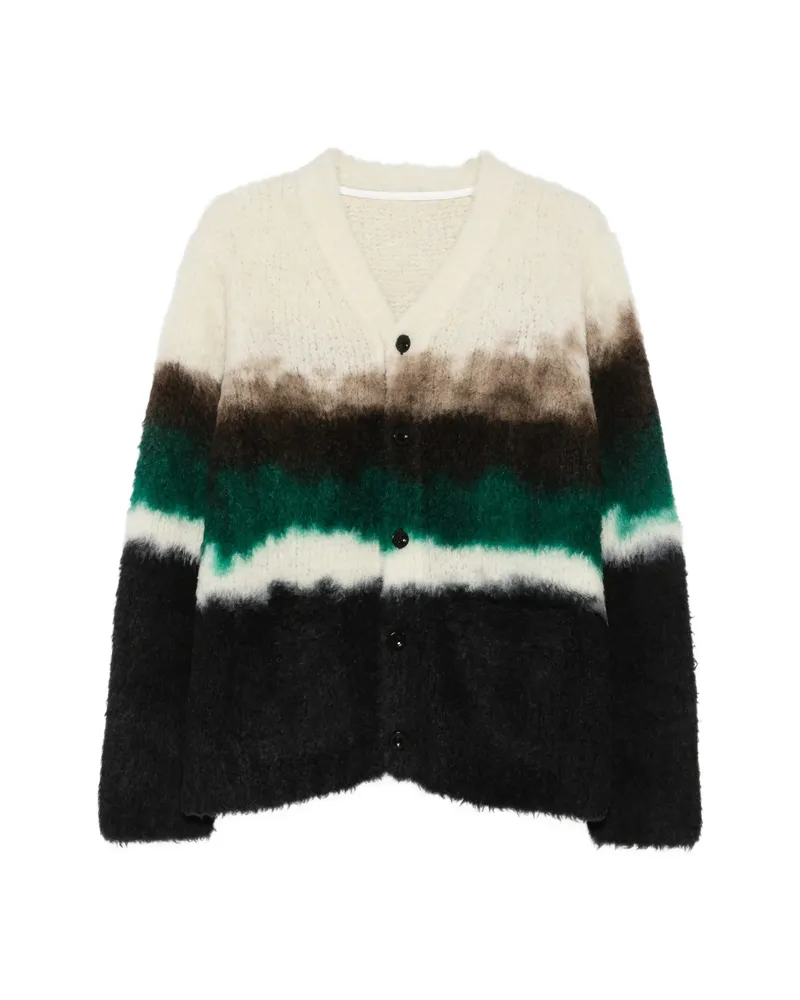 Sacai Button-up Cardigan White