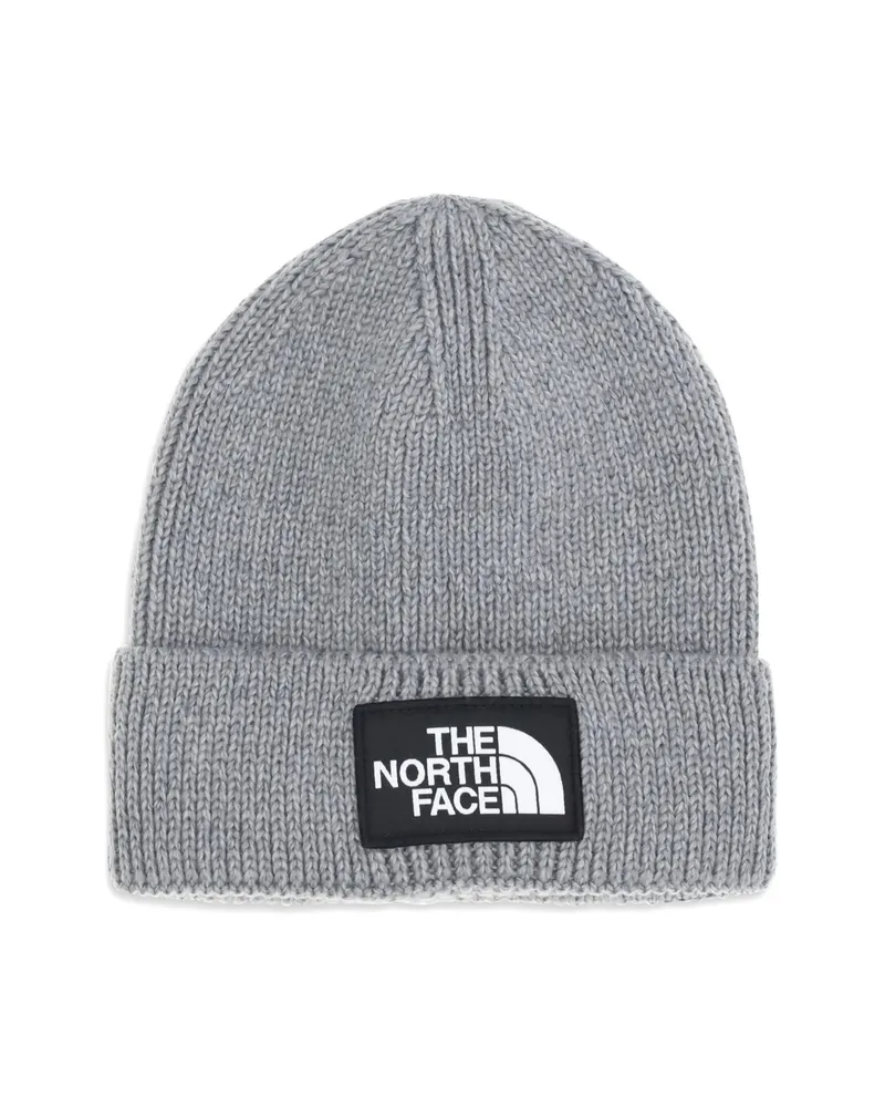 The North Face Logo-patch Beanie Hat Grey