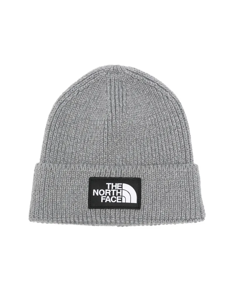 The North Face Logo-patch Beanie Hat Grey