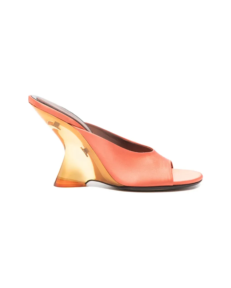 Dries van Noten Sculpted-heel Sandals Orange
