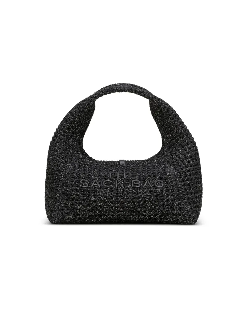 Marc Jacobs Mini The Sack Bag Crochet Tote Bag Black