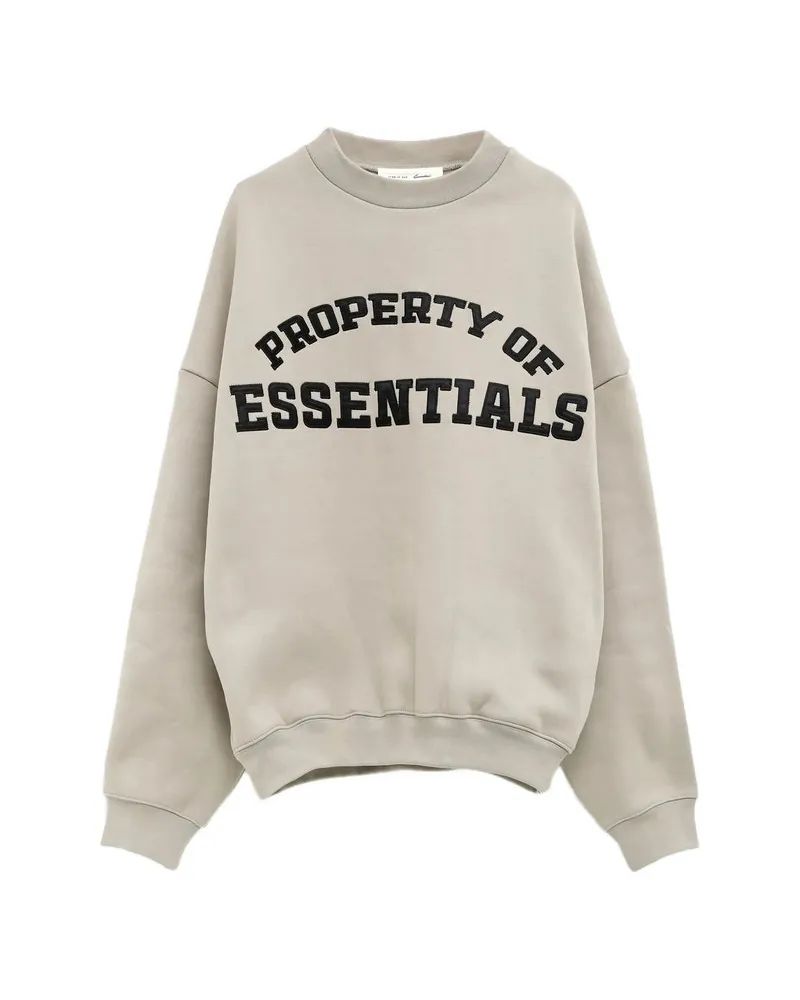 Fear of God Print Crewneck Sweatshirt Neutrals
