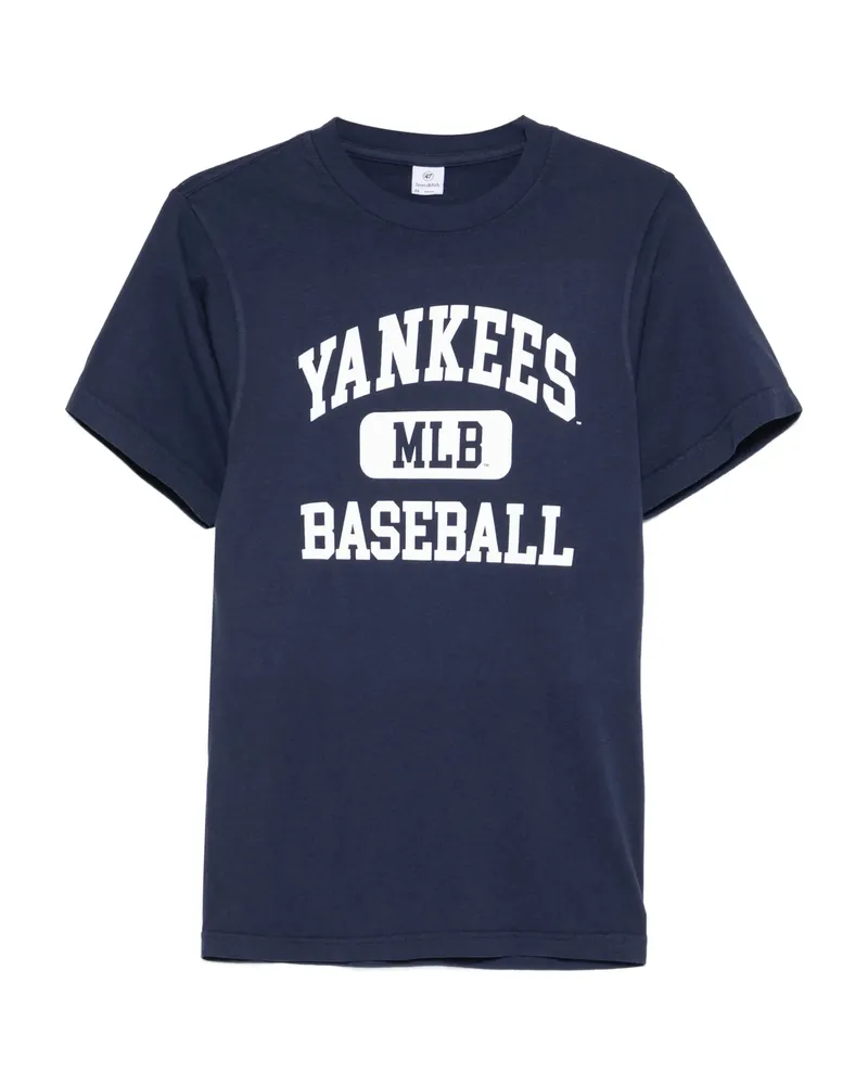 SPORTY & RICH Yankees Ivy T-shirt Blue