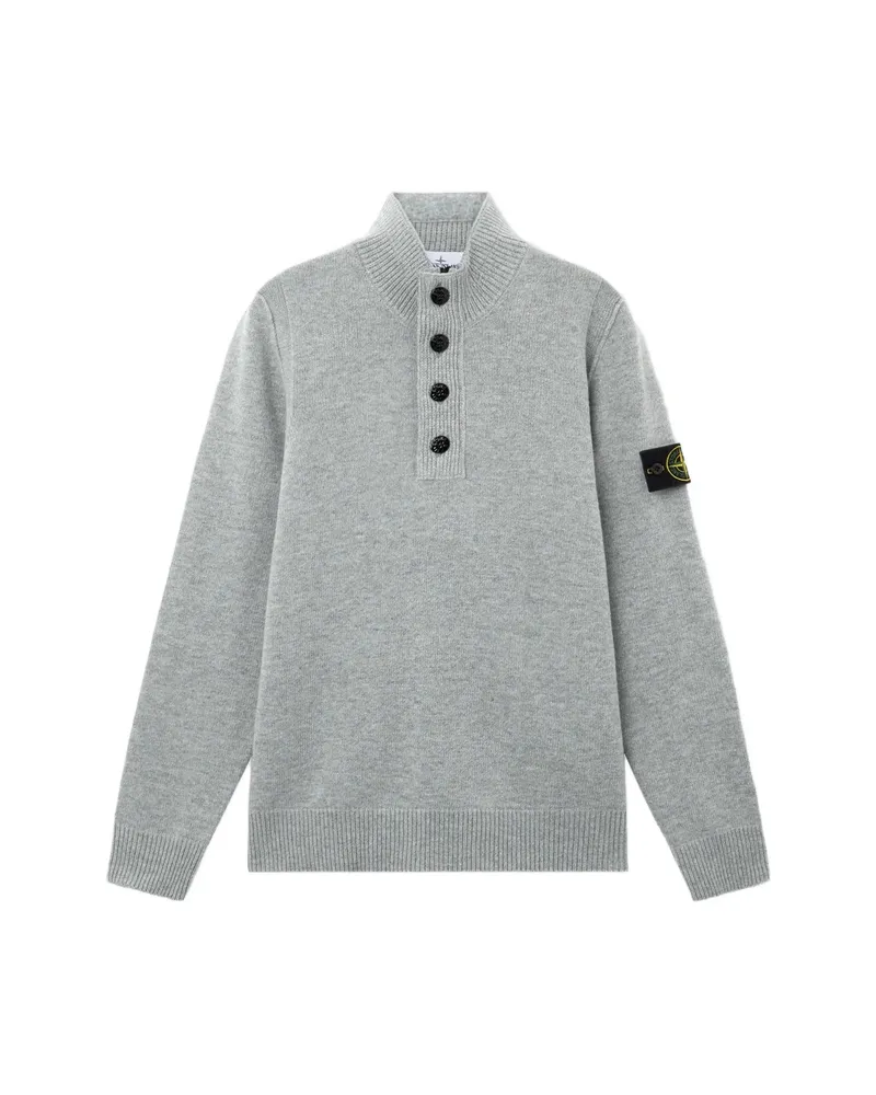 Stone Island 5100040 Lambswool Sweater Grey