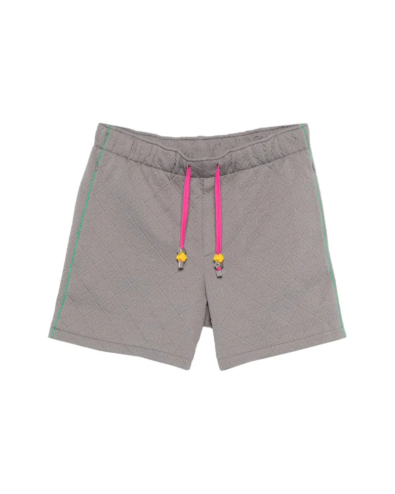 Casablanca Paris Logo-pattern Shorts Grey