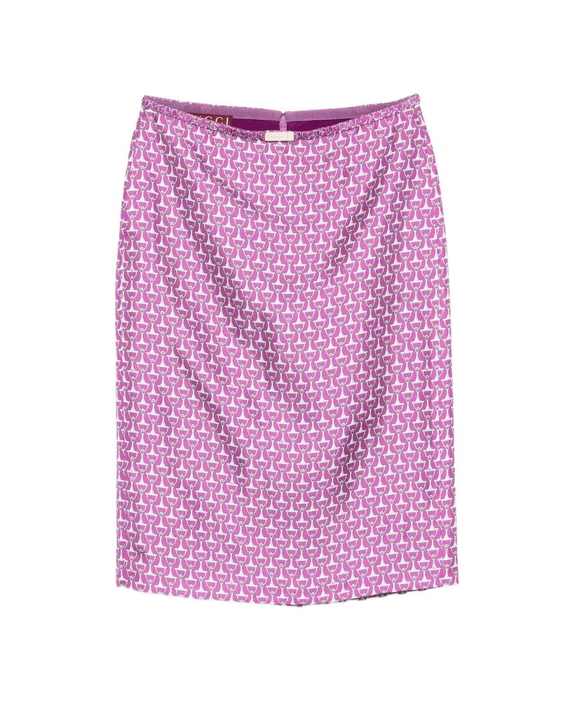 Gucci Printed Skirt Purple
