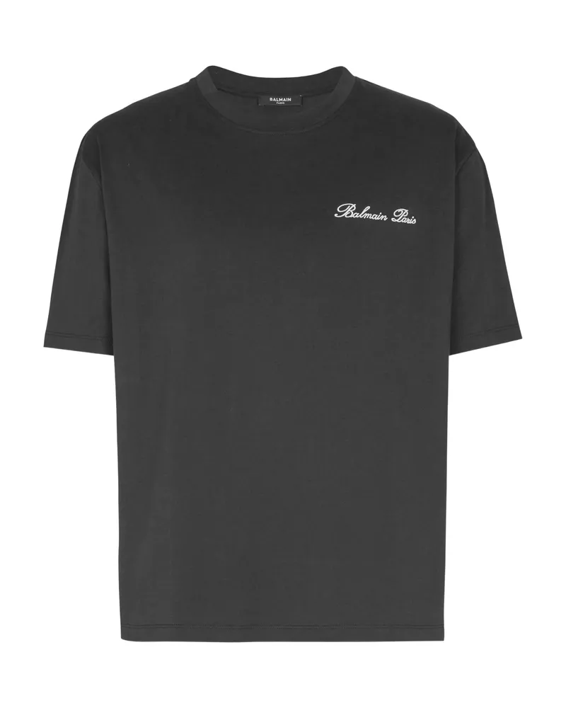 Balmain Signature T-shirt Black