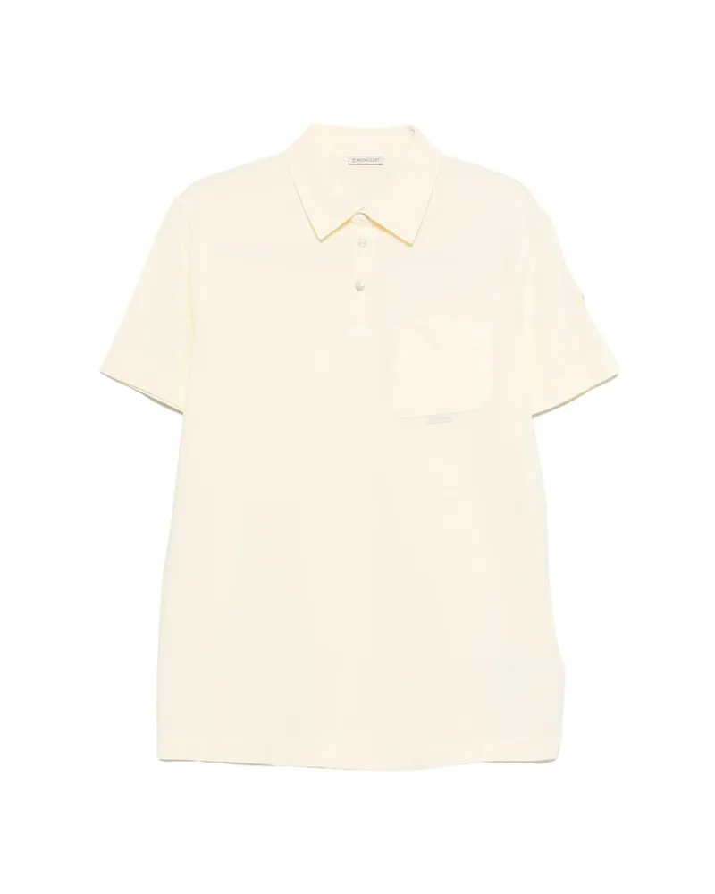 Moncler Logo-patch Polo Shirt Yellow