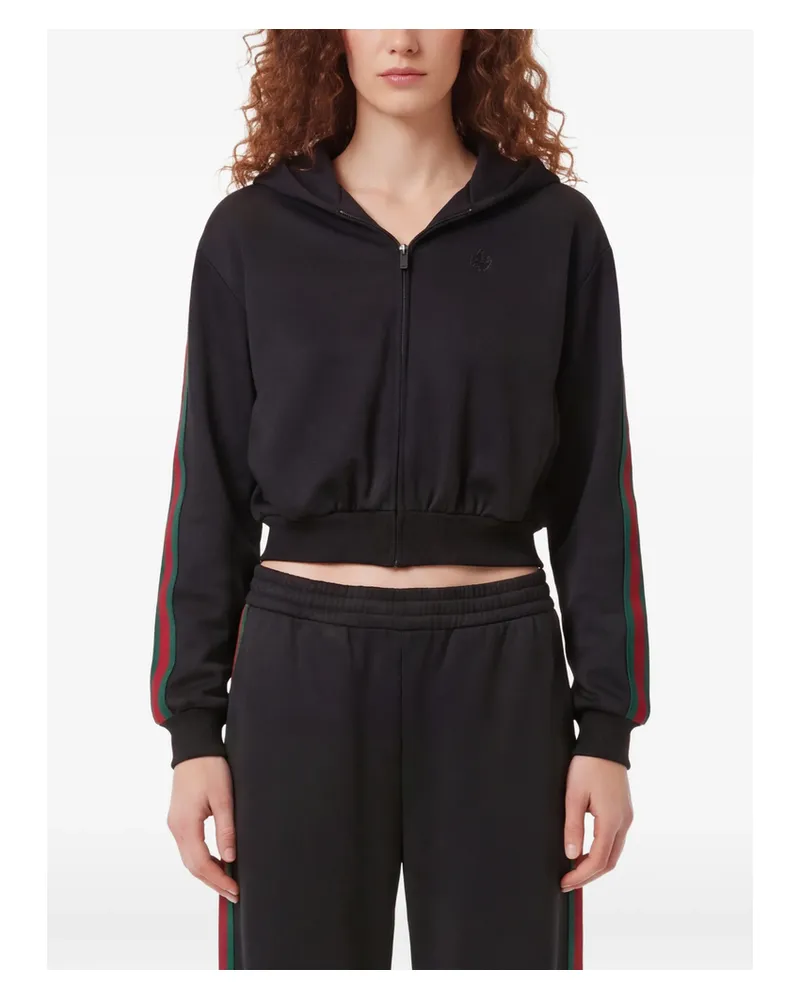 Gucci Zip-up Hoodie Black