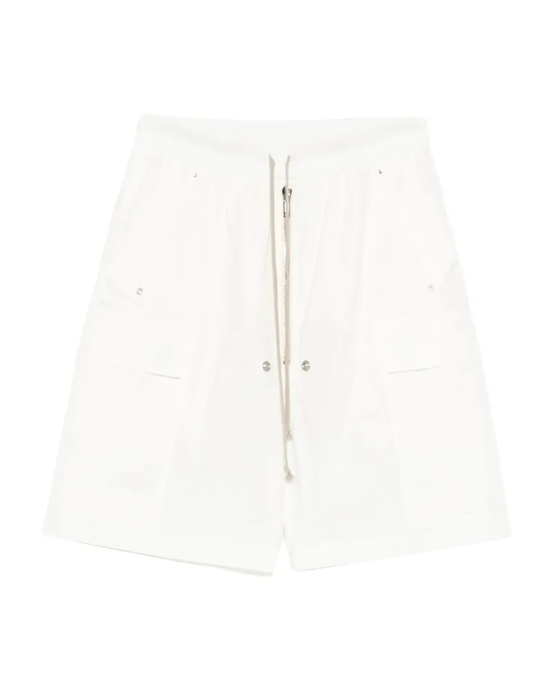 Rick Owens Drawstring Pocket Shorts White