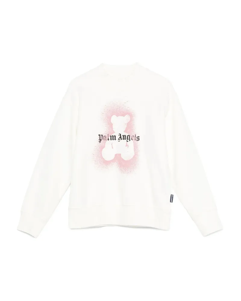 Palm Angels Printed Sweatshirt White