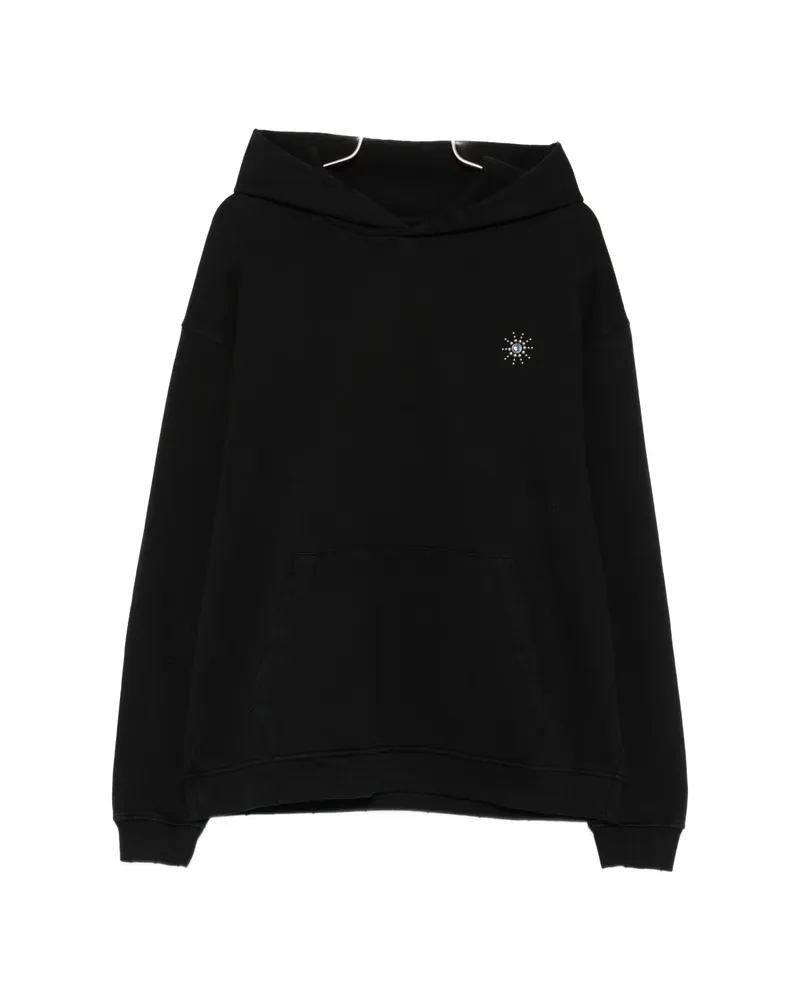 HTC Hollywood Trading Company Sun Crystal-embellished Hoodie Black