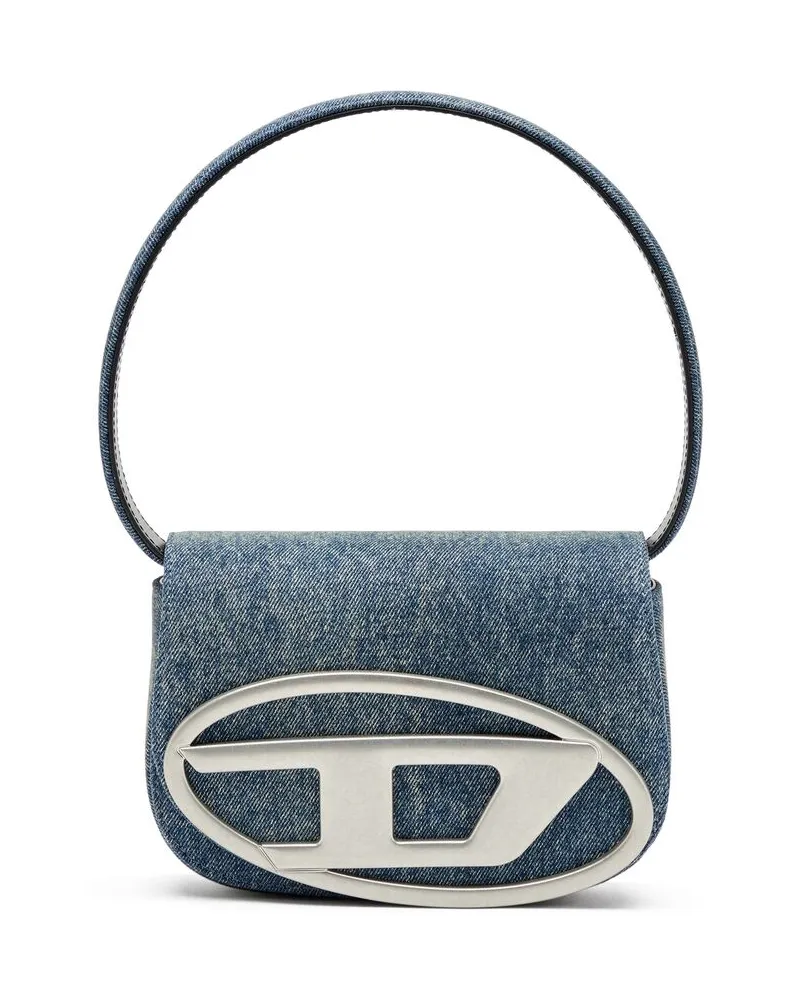 Diesel 1dr Logo-plaque Shoulder Bag Blue