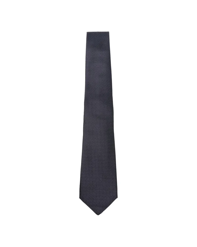 Canali Polka Dot tie Blue