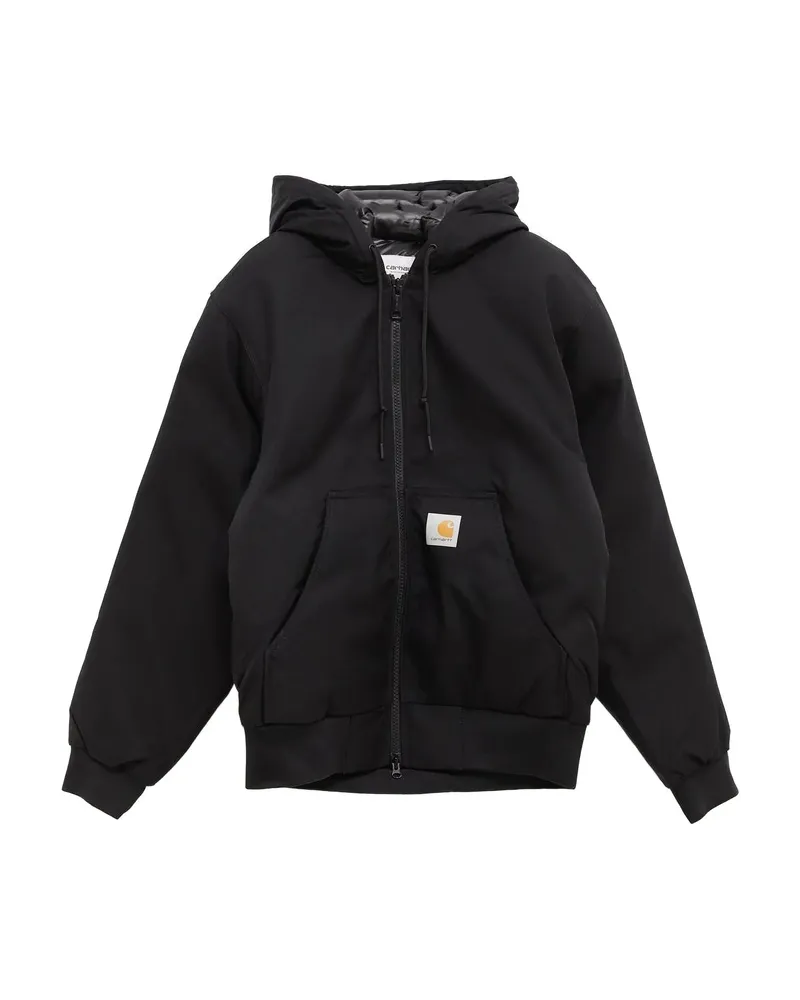 Carhartt WIP Hooded Zip Sweatshirt Black