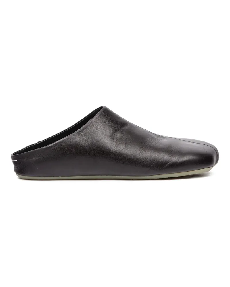 Maison Margiela Square-toe Slippers Black
