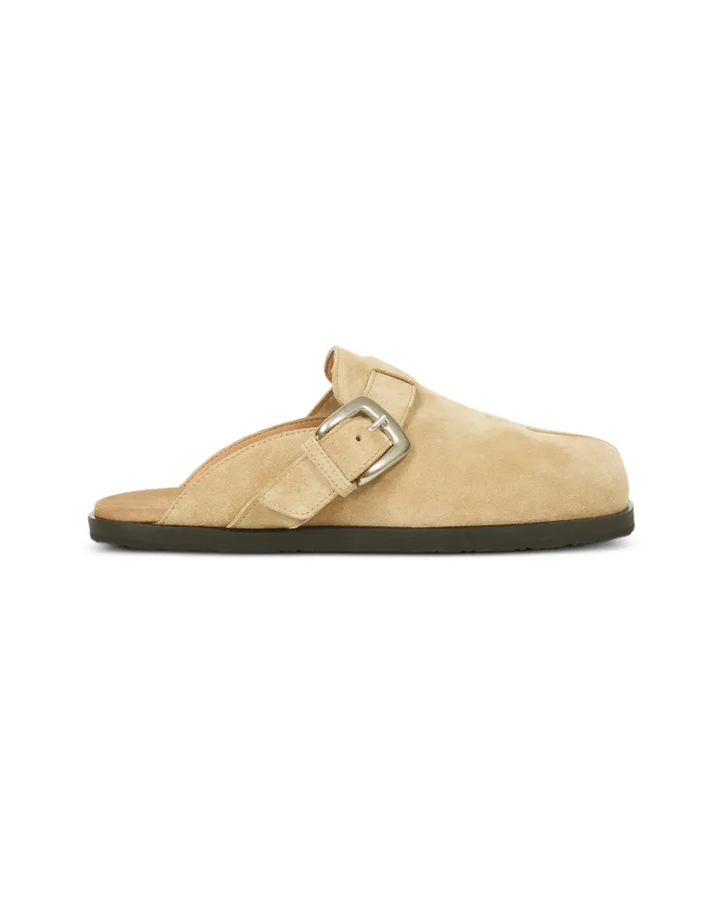 Maison Margiela Tabi Buckle-fastening Mules Neutrals