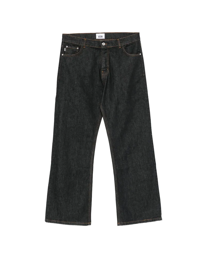 GCDS Embellished Trousers Black