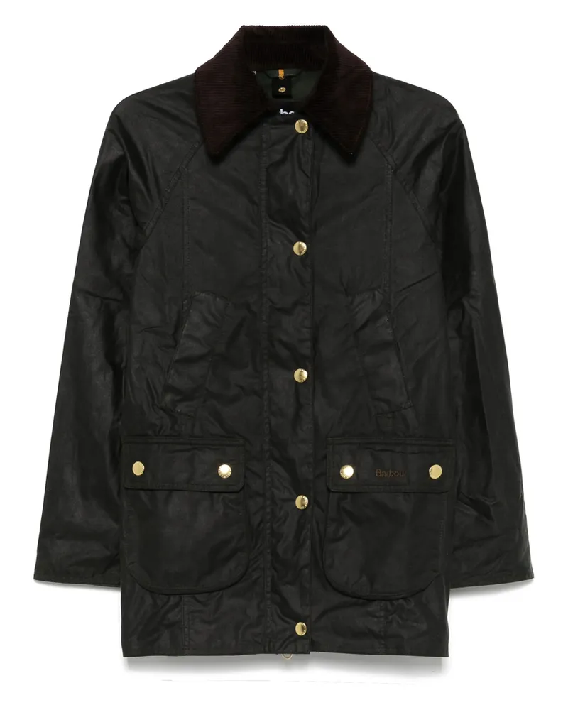 Barbour Modern Beadnell Waxed-cotton Jacket Green