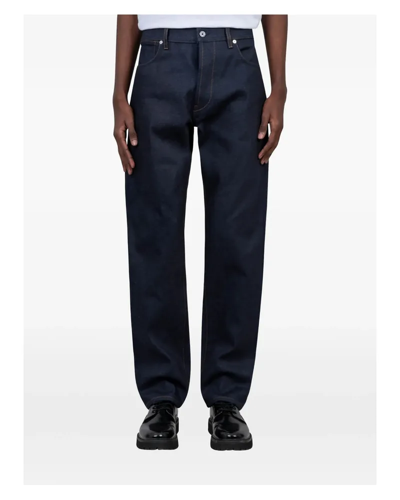 Stone Island Five-pockets Cotton Jeans Blue