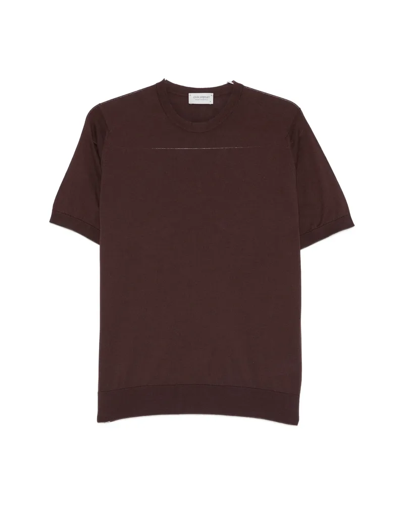 John Smedley T-shirts And Vests Brown