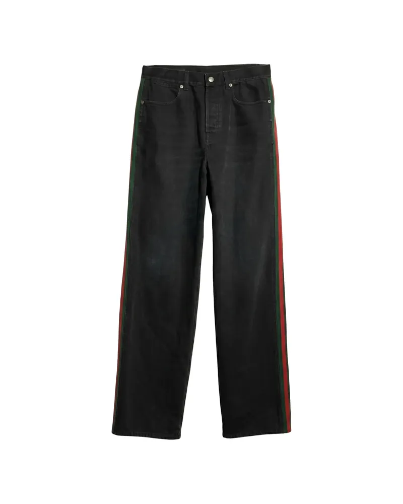 Gucci Zip-up Jeans Black