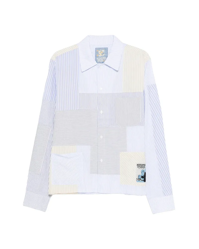KidSuper Striped-pattern Shirt Blue