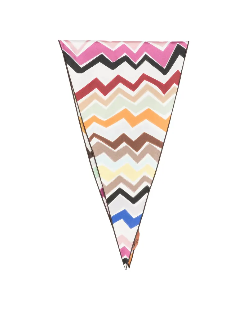 Missoni Zig-zag-print Scarf White