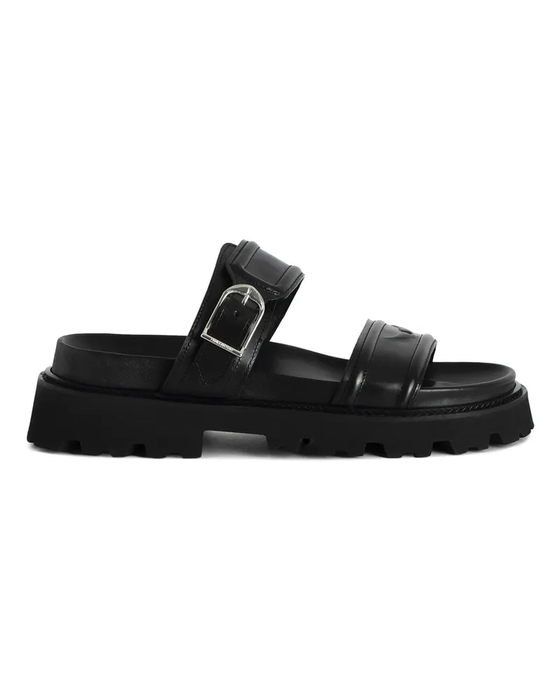 Zadig & Voltaire Ride Leather Sandals Black