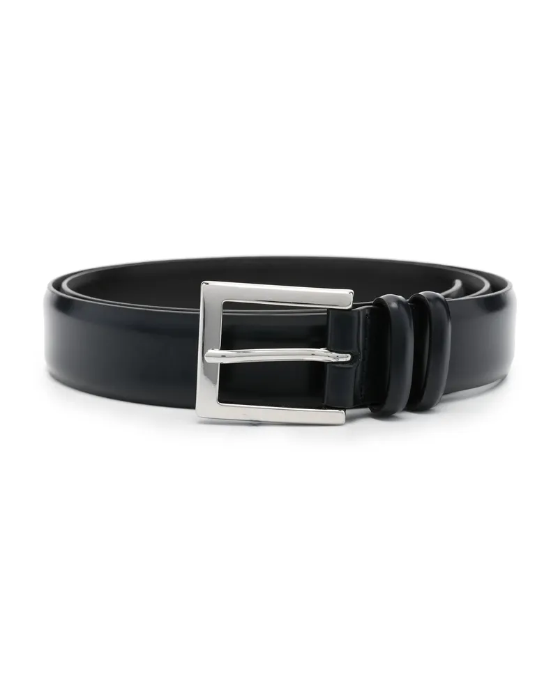 Orciani Leather Adjustable-fit Belt Blue