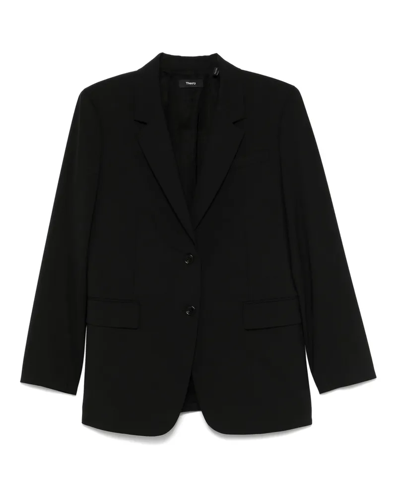 Theory Single-breasted Blazer Black