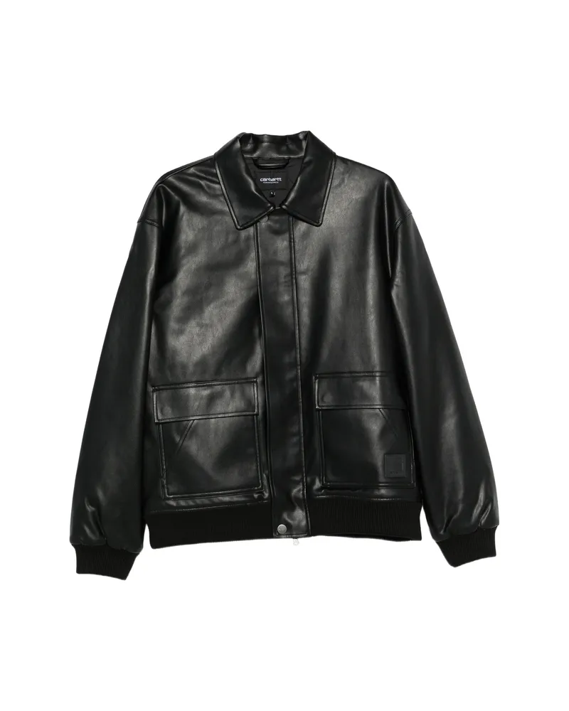 Carhartt WIP Arizona Patch-pocket Bomber Jacket Black