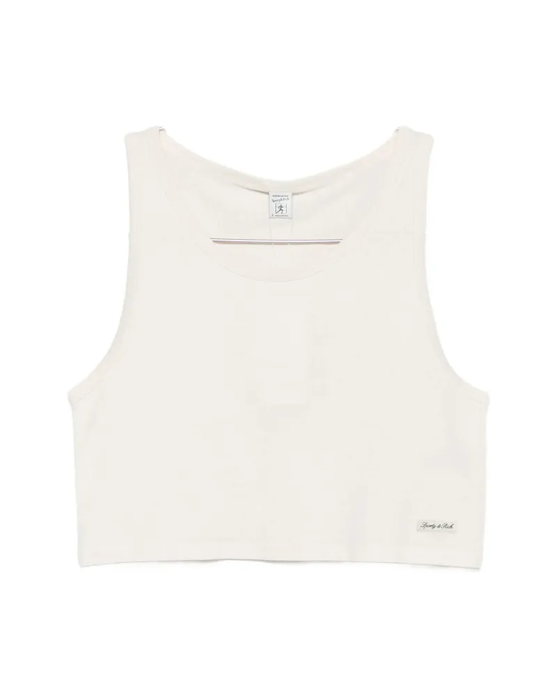 SPORTY & RICH Steeveless Tank Top Neutrals
