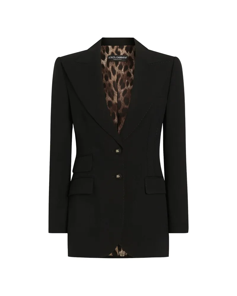 Dolce & Gabbana Turlington Single-breasted Blazer Black