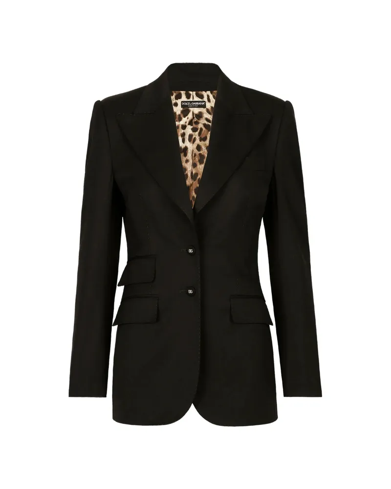 Dolce & Gabbana Turlington Single-breasted Blazer Black