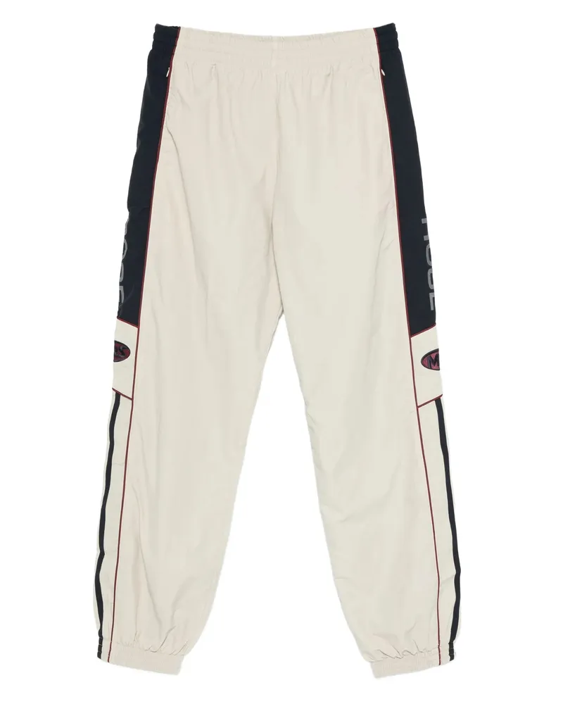 Martine Rose Side-stripe Elasticated Track Pants Neutrals