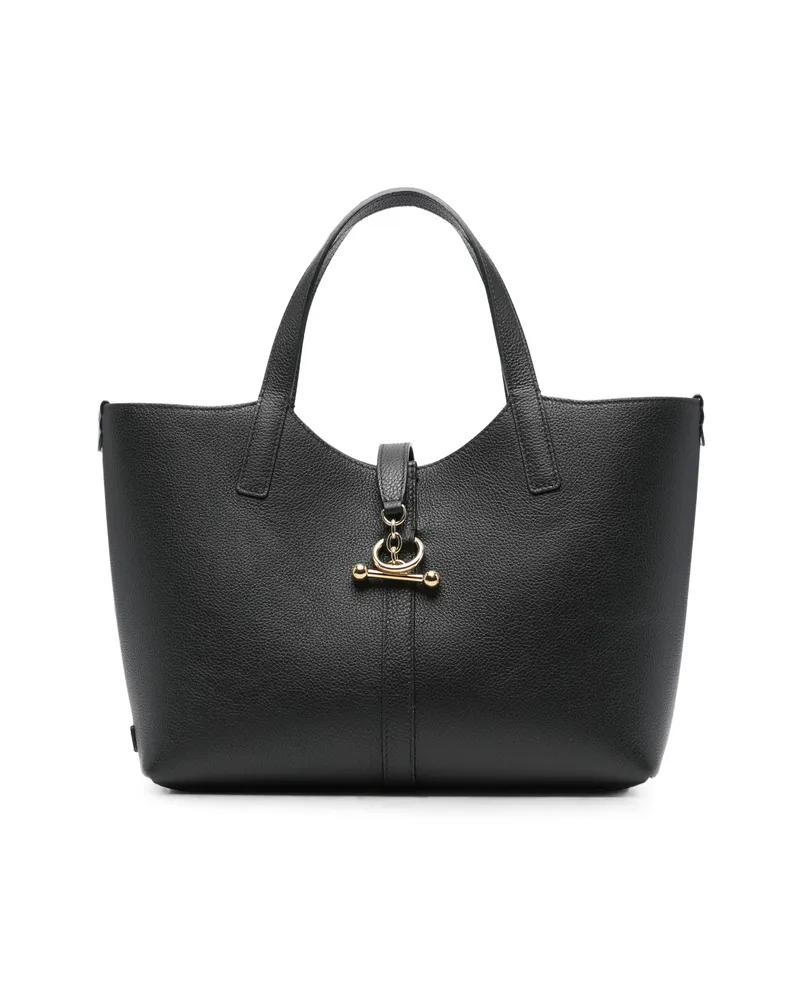 Strathberry Kite Leather Tote Bag Black