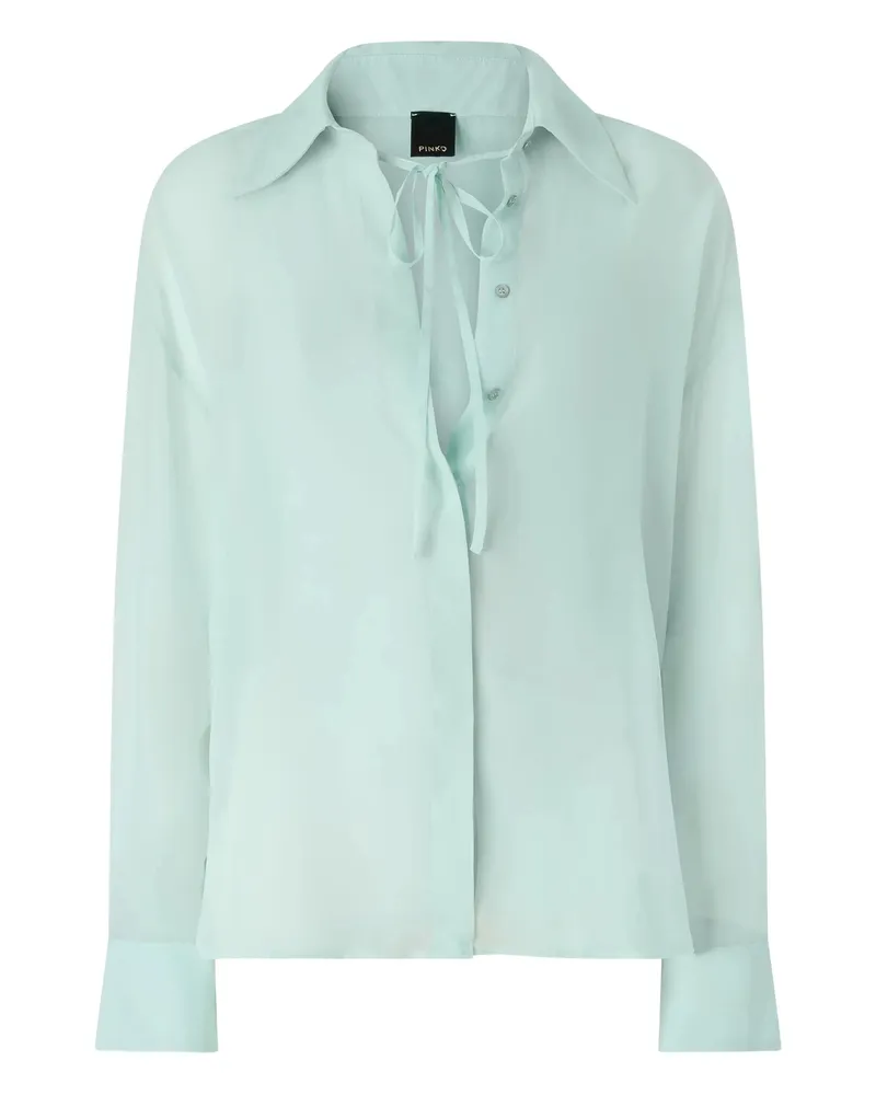 Pinko Tie-neck Shirt Green