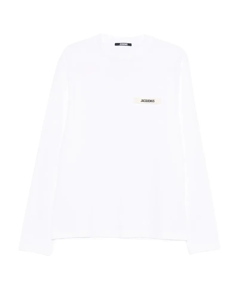 Jacquemus Gros Grain Long-sleeve T-Shirt White