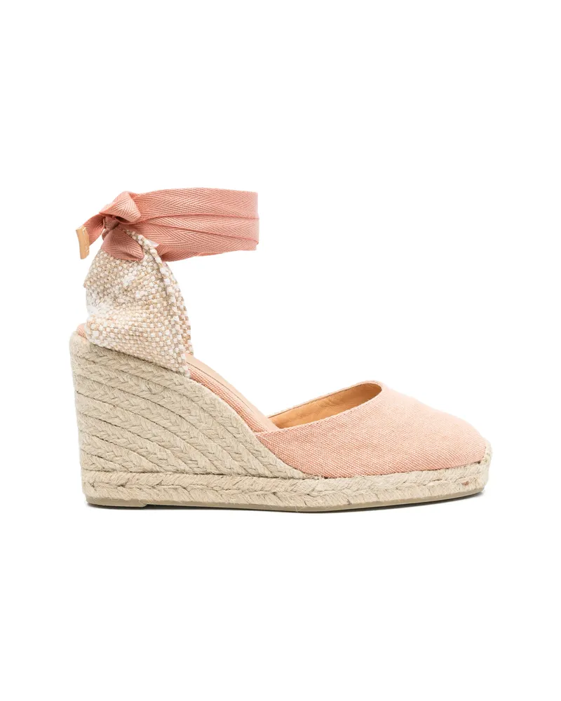Castañer Tie Ankle Espadrilles Pink