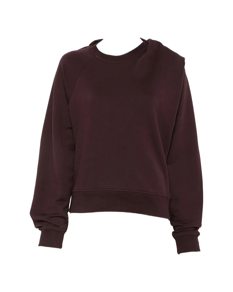 Dries van Noten Long-sleeve Crew Neck Sweatshirt Red