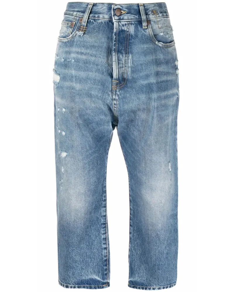 R13 Tailored Drop Denim Jeans Blue