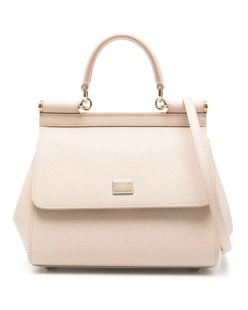 Dolce & Gabbana Small Sicily Tote Bag Pink