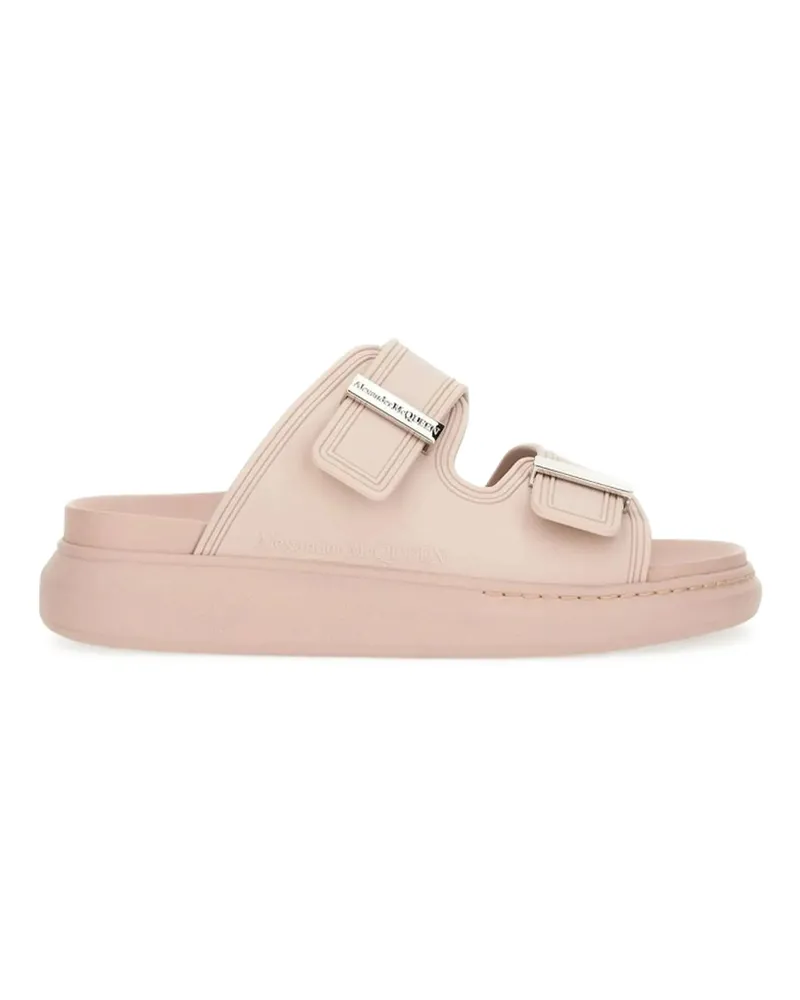 Alexander McQueen Logo-engraved Sandals Pink