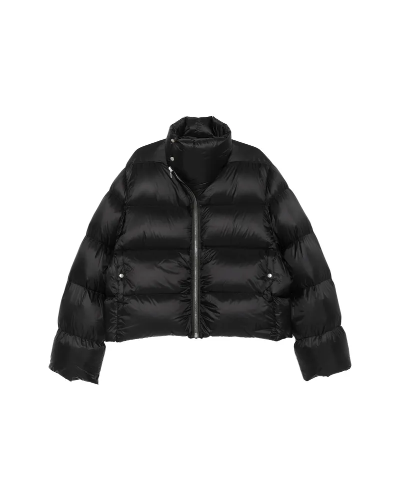 Rick Owens Turtle High-neck Padded Jacket Black
