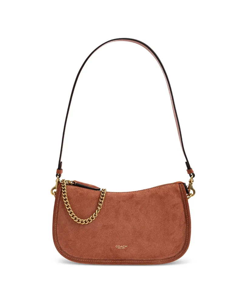 Coach Waverly Logo-detail Shoulder Bag Brown