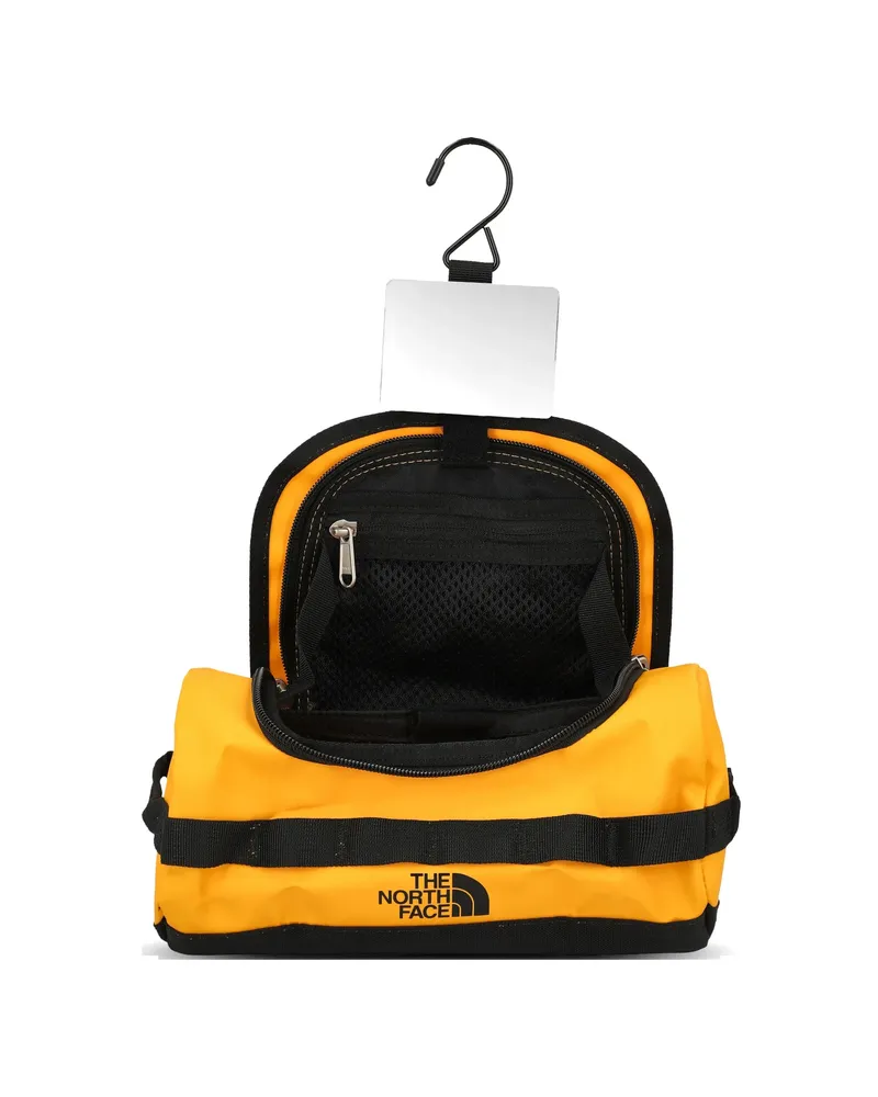The North Face Logo-print Zip-around Clutch Bag Yellow