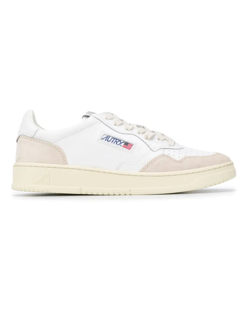 AUTRY Medalist Low "White/Beige White